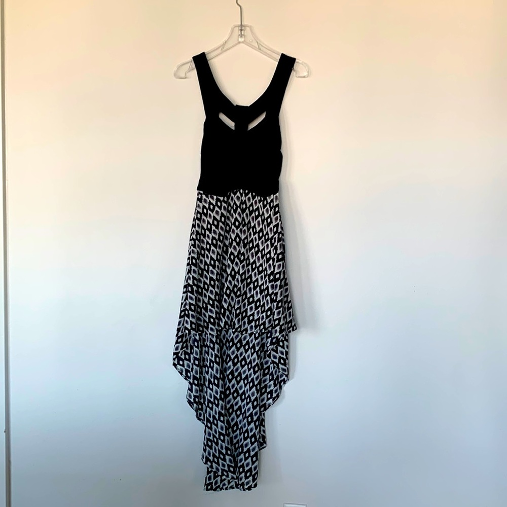 High Low Maxi Dress with Cutouts